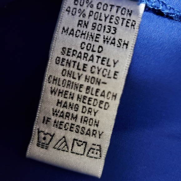 Joan Rivers Women's 3/4 Sleeve Button Front Shirt Reinforced Pockets sz 2X - Picture 7 of 8